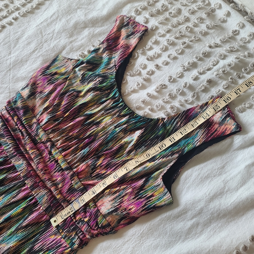 Enfocus Studio Multicolored Zig-Zag Patterned Dre… - image 6